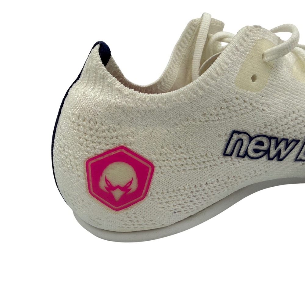 New Balance MD800v8 Running Spikes Mens 10.5 White Yellow New FuelCell MMD800W8 - Picture 13 of 16